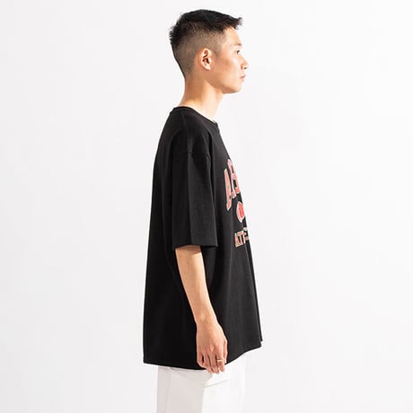 APPLEBUM athletic T shirt BLACK