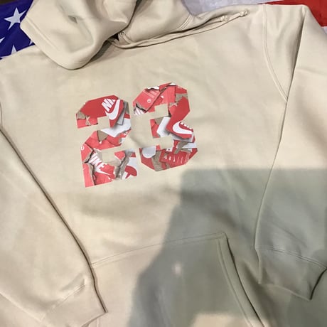 DISCO SHOES  BOX #23 HOODIE サンドベージュ