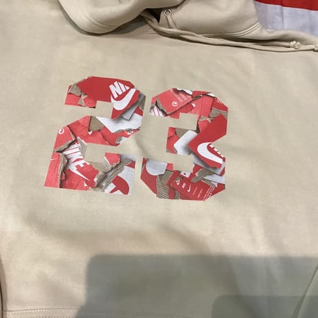 DISCO SHOES  BOX #23 HOODIE サンドベージュ