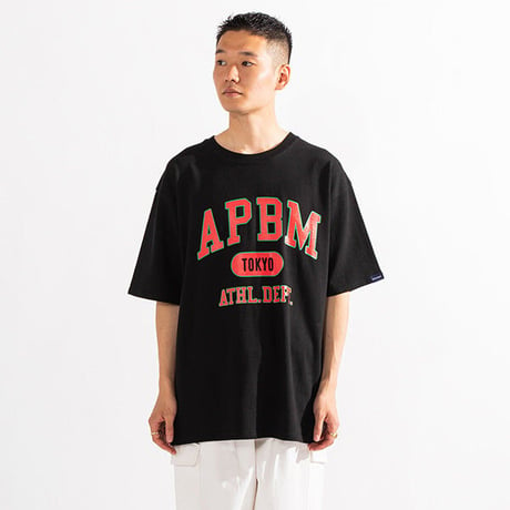 APPLEBUM athletic T shirt BLACK