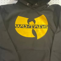 WU TANG CLAN 12oz LOGO HOODIE BLACK