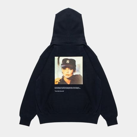 APPLEBUM TOOTHPICK GIRL SWEAT PARKA NAVY