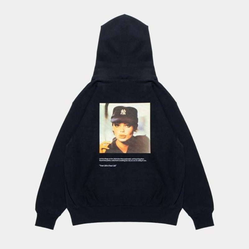 APPLEBUM TOOTHPICK GIRL SWEAT PARKA NAVY | DISCO APPLEBUM TOOTHPICK GIRL SWEAT PARKA NAVY | DISCO