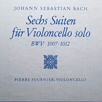 J.S.バッハ：無伴奏チェロ組曲全曲 ピエール・フルニエ ハイレゾ DSD 5.6MHz