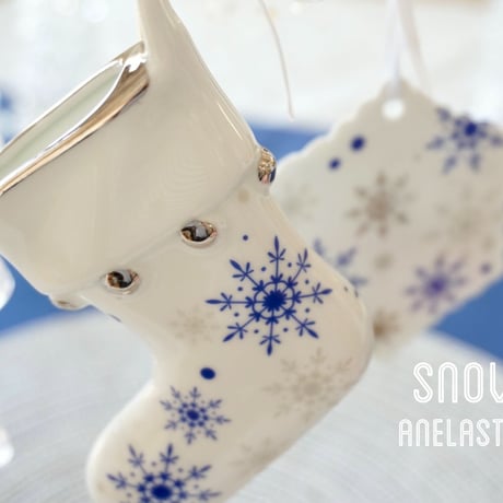 SNOW（ネイビー×メタリックシルバー）