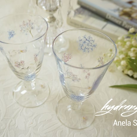 【ガラス用転写紙】hydrangea