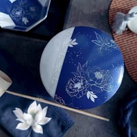 【Christina Reefa転写紙】芍薬の宵(瑠璃紺)
