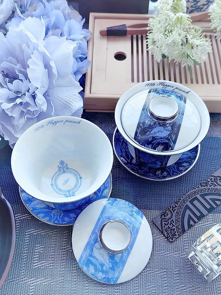 Christina Reefa転写紙】孔雀クラシック(ブルー) | Anela Style