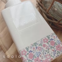 【favori de soala転写紙】flower lace A3サイズ (白盛り転写紙)
