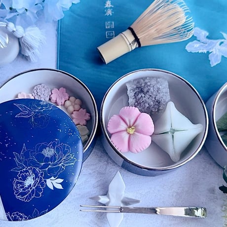 【Christina Reefa転写紙】芍薬の宵(瑠璃紺)