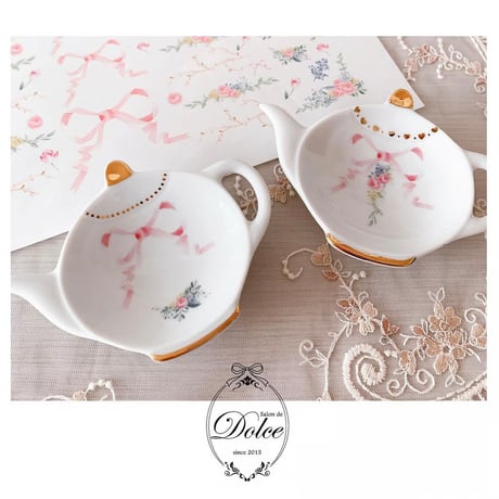 【Dolce転写紙】ドルチェリボン(ローズピンク)