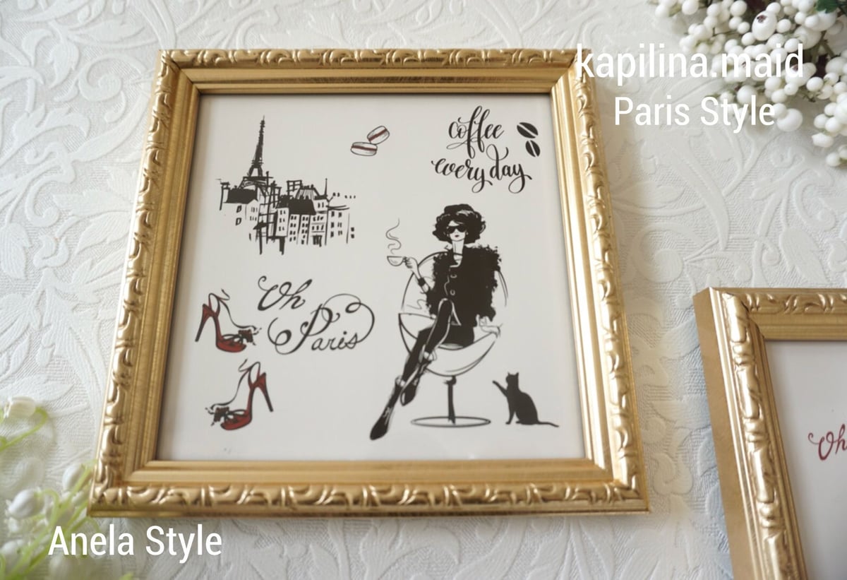 AMERICAN TRANSFERS PICTURES ピンアップガール 転写紙 kapilinamaid転写紙】Paris Style | Anela Style