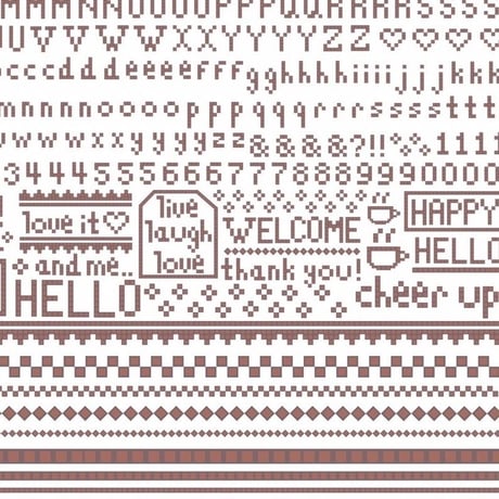 【favori de soala転写紙】alphabet tile