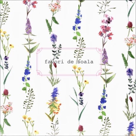 【favori de soala転写紙】fleurir