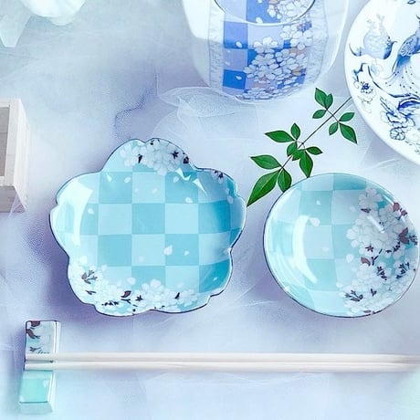 【Christina Reefa転写紙】櫻の宴 (花緑青)