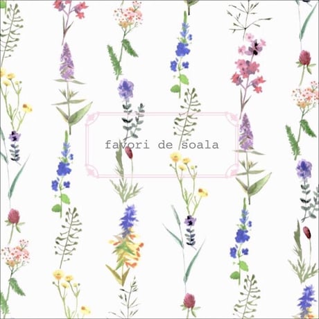 【favori de soala転写紙】fleurir