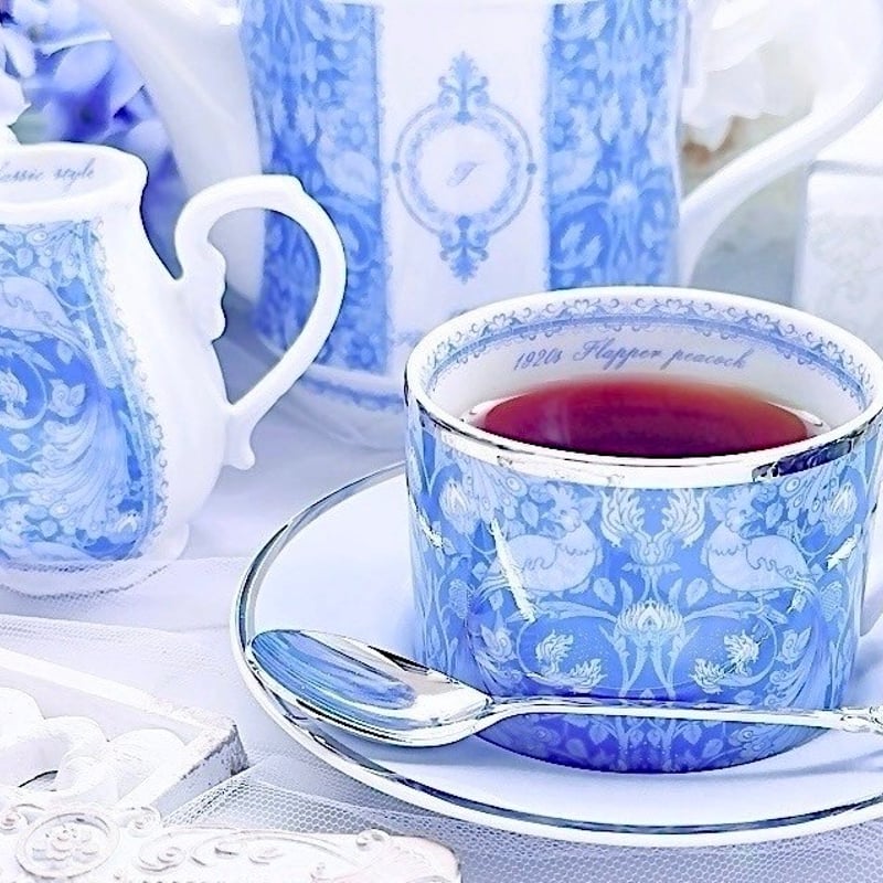 Christina Reefa転写紙】孔雀クラシック(ブルー) | Anela Style