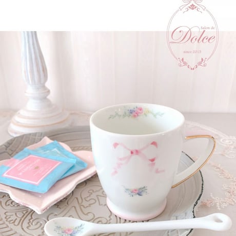 【Dolce転写紙】ドルチェリボン(ローズピンク)