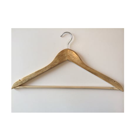 シャツ・アウター用ハンガー/ライトベージュ（スラックス掛付き）Shirt&Outer Hanger( slacks hanger possible)-Light Beige