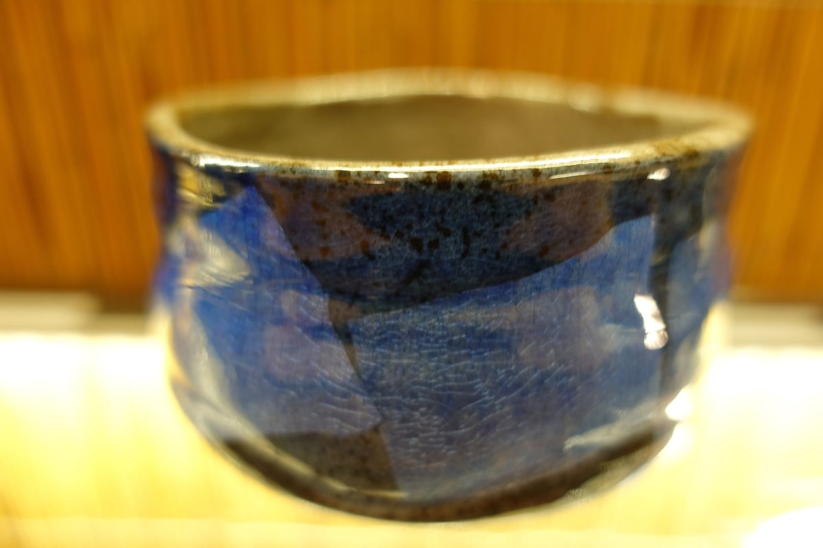 抹茶碗（銀彩 青）仙春窯 | 金澤・東山 九谷焼「宮」goo