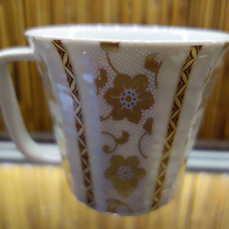 マグカップ 金山窯 白粒ストライプ