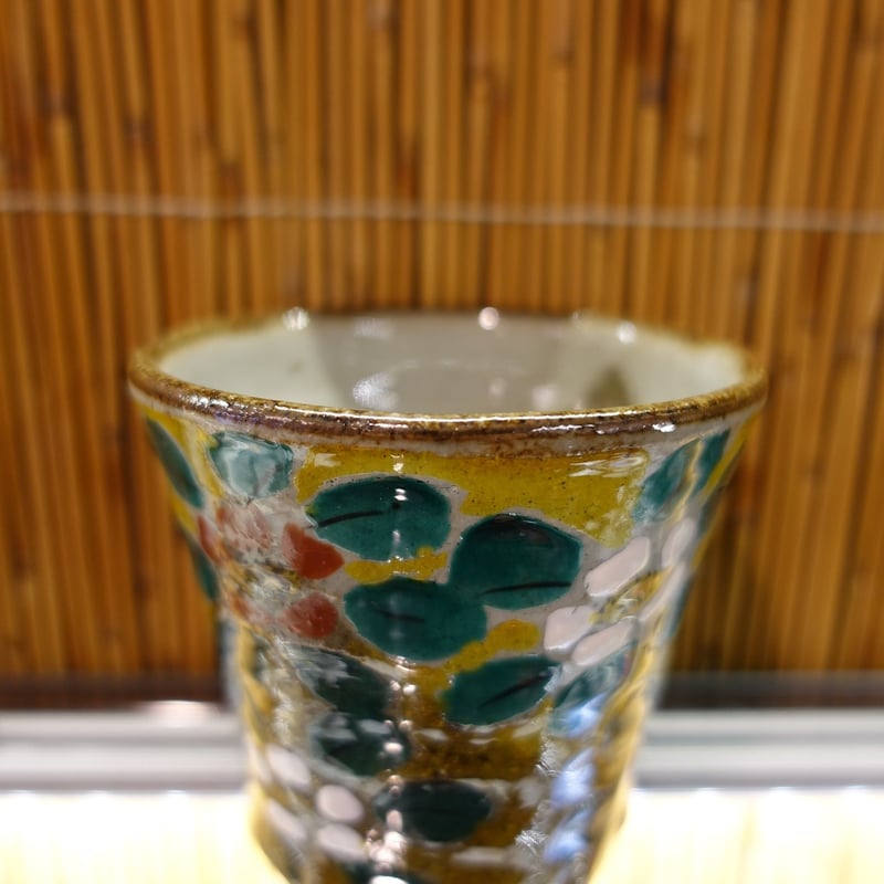 ロックカップ 花紋(赤白）珠峰窯 | 金澤・東山 九谷焼「宮」goo