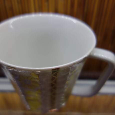 マグカップ 金山窯 白粒ストライプ