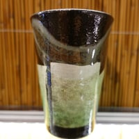 フリーカップ　銀彩（緑）