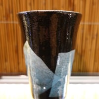 フリーカップ　銀彩（水色）