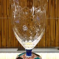 和グラス　フリーグラス　石畳　游磁窯