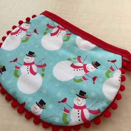松原手作りよだれかけクリスマスバージョン