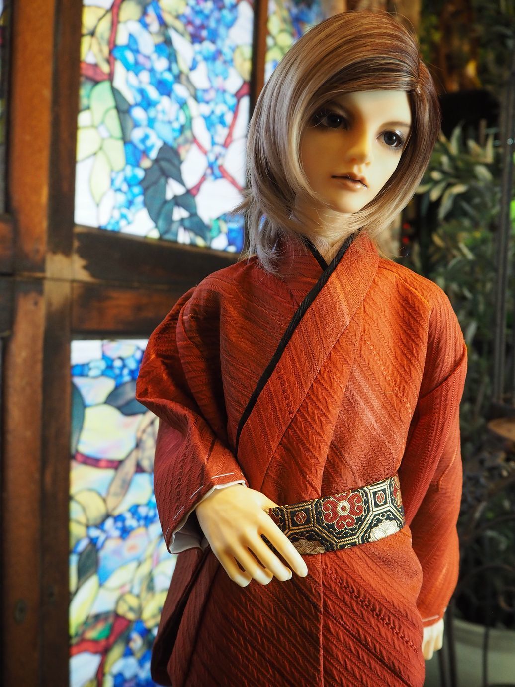 SD17少年 正絹ノ着物セット001 | □宵猫茶会□