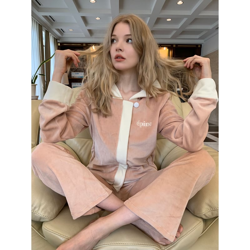 限定品】épine jersey set up pink beige | épine 限定品】épine jersey set up pink beige | épine