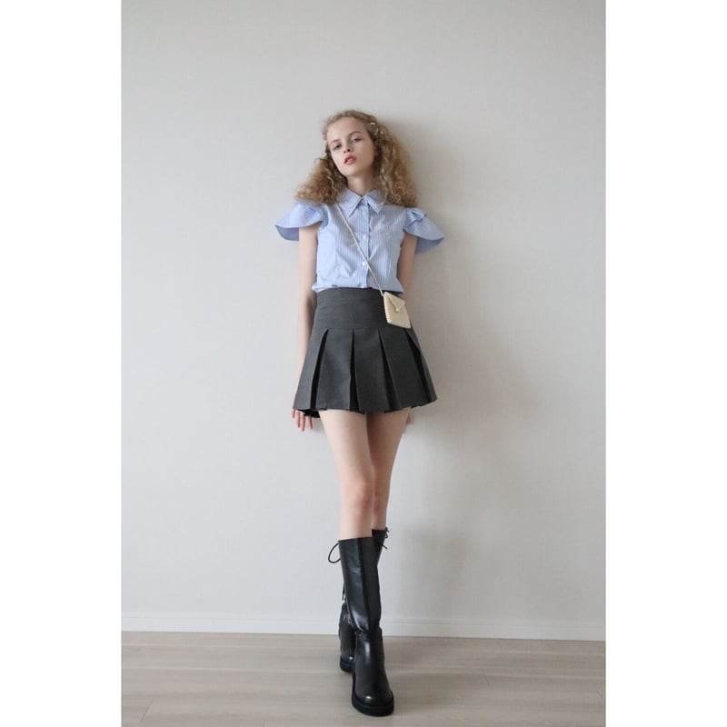pleats mini skirt(2color) | épine