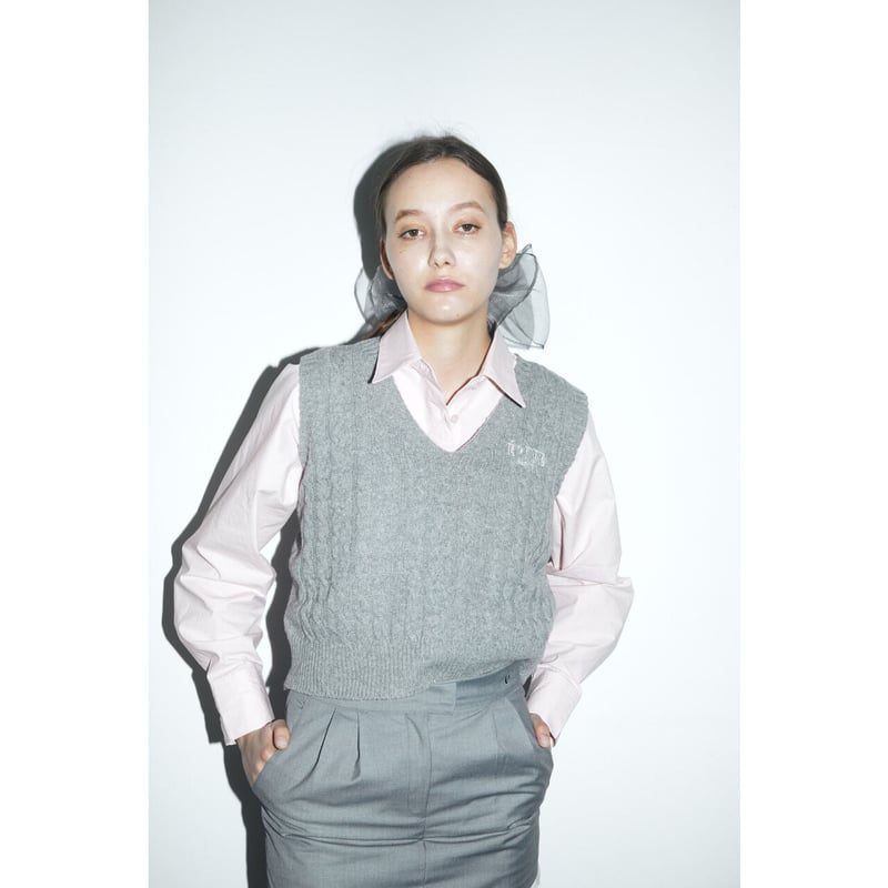 【epine】ÉPINE PARIS knit vest gray