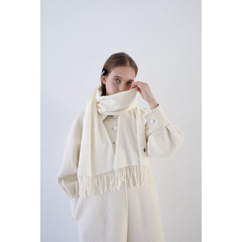 マフラー/ショールepine épine frill knit muffler