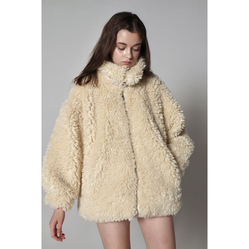 fake fur mouton jacket ムートンジャケット