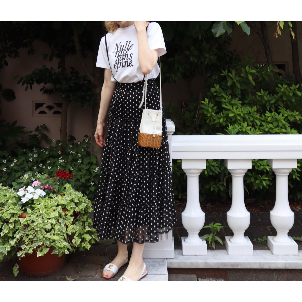 flower see-through frill tiered long skirt blac flower see-through frill tiered long skirt blac