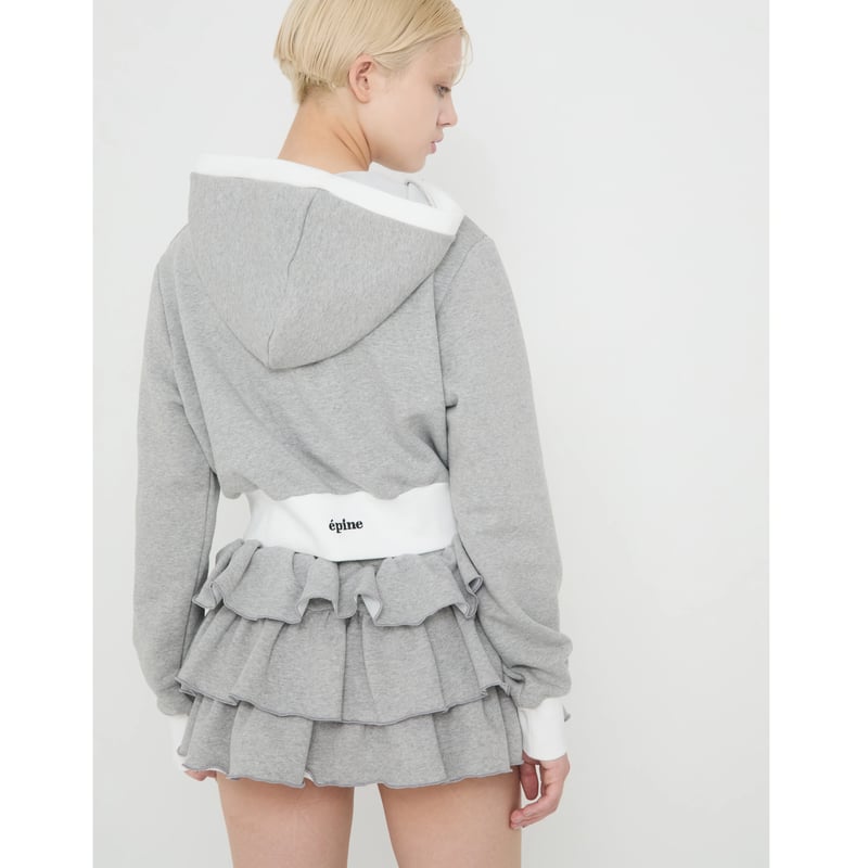 epine é frill skirt pants エピヌ スカート グレー epine é frill skirt pants