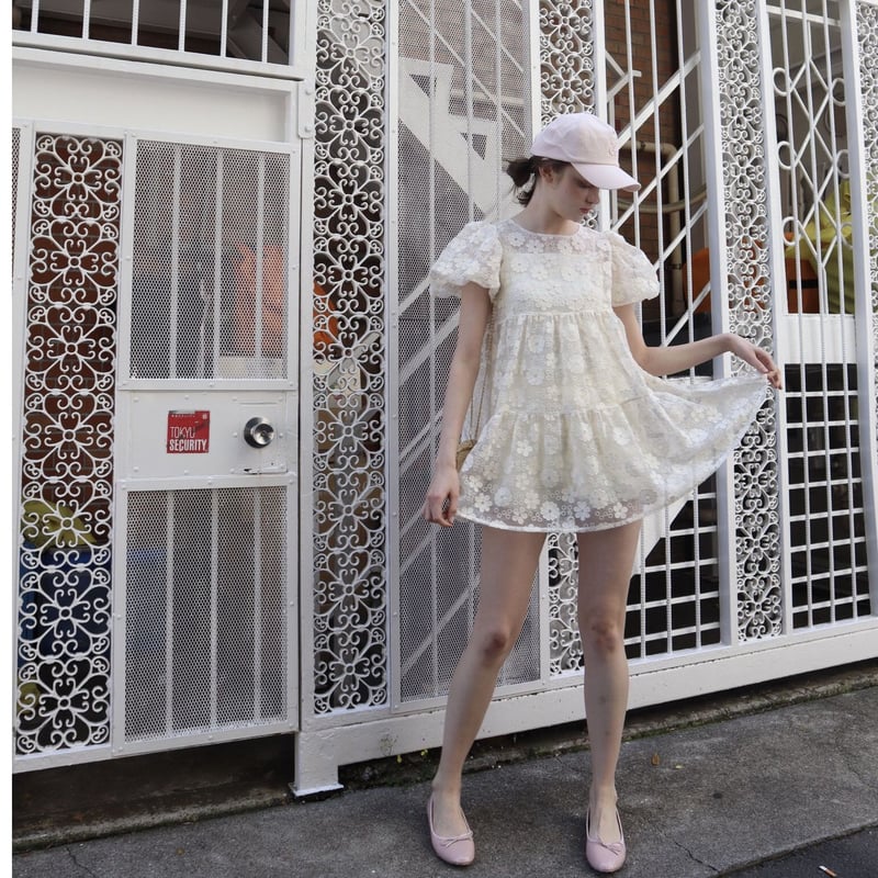 organdy flower tunic onepiece （camisole set） |  