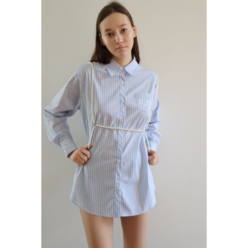 ÉPINE PARIS over shirt blue stripe | épine