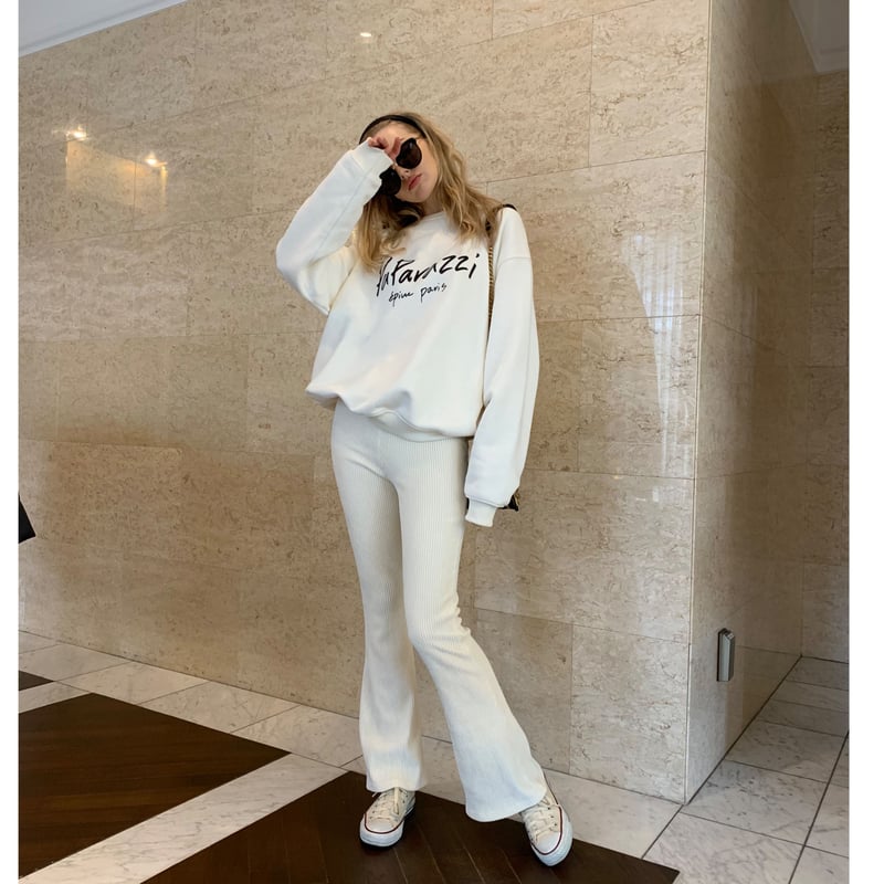 paparazzi sweat off white | épine