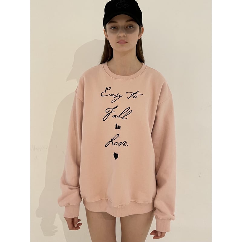 epine heart sweat baby pink