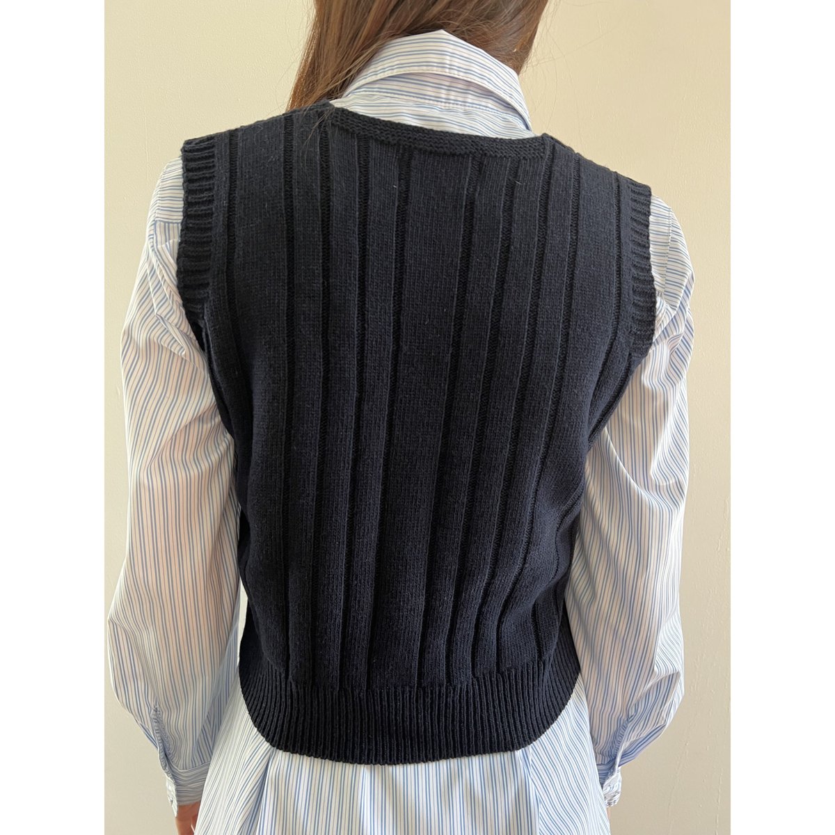 ÉPINE PARIS knit vest navy ÉPINE PARIS knit vest navy