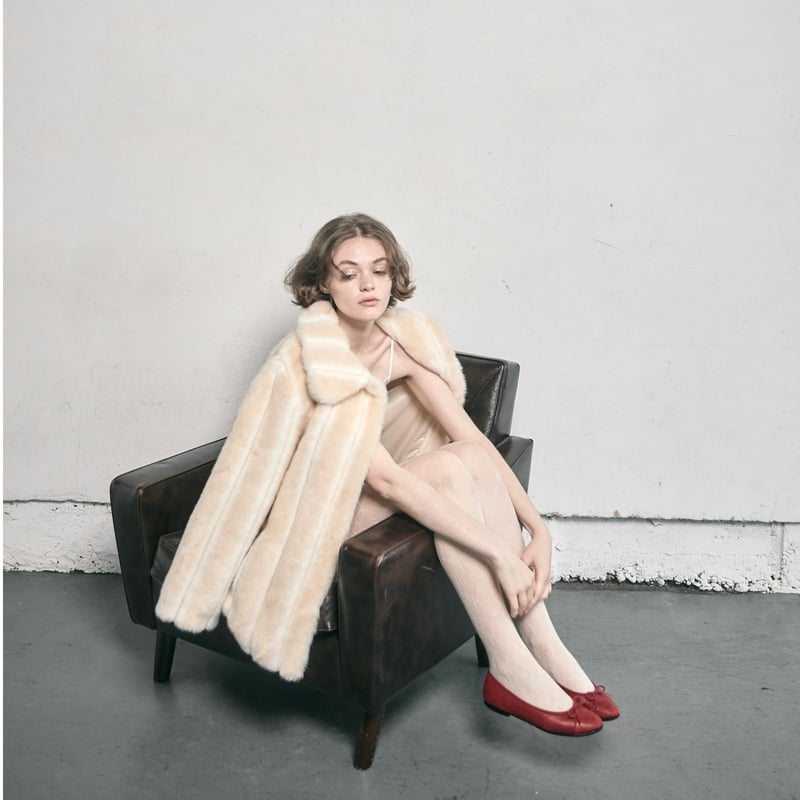 parisienne ribbon 2way fur coat | épine parisienne ribbon 2way fur coat | épine