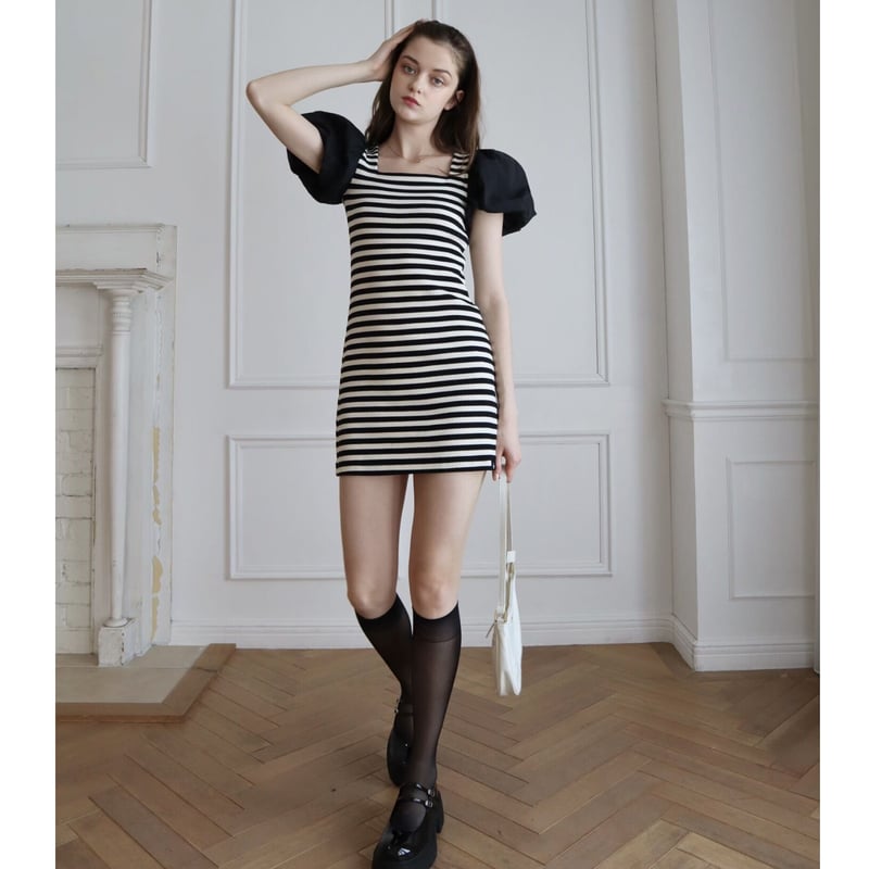 é label balloon border rib onepiece | épine 