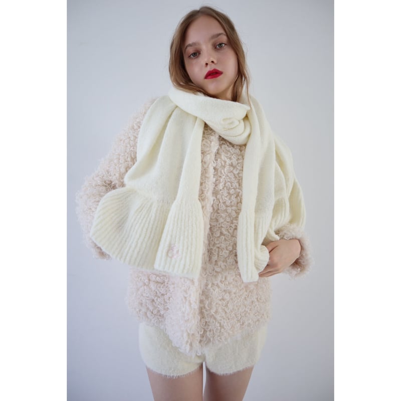 epine Eé frill knit muffler(最終値下げ)