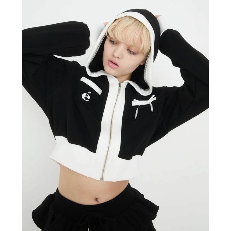 é ribbon piping zip hoodie(2color) | épine é ribbon piping zip hoodie(2color) | épine
