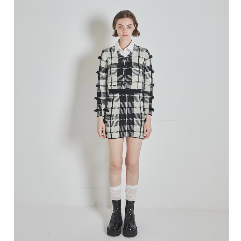 【最終値下げ】epine Scheme Check Midi Dress epine Scheme Check Midi Dress
