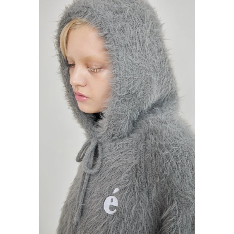 é shaggy knit zipper hoodie (3color) | épine é shaggy knit zipper hoodie (3color) | épine